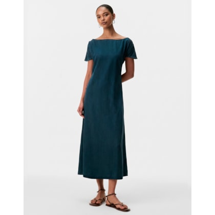 Vestido Liocel Jeans Escuro