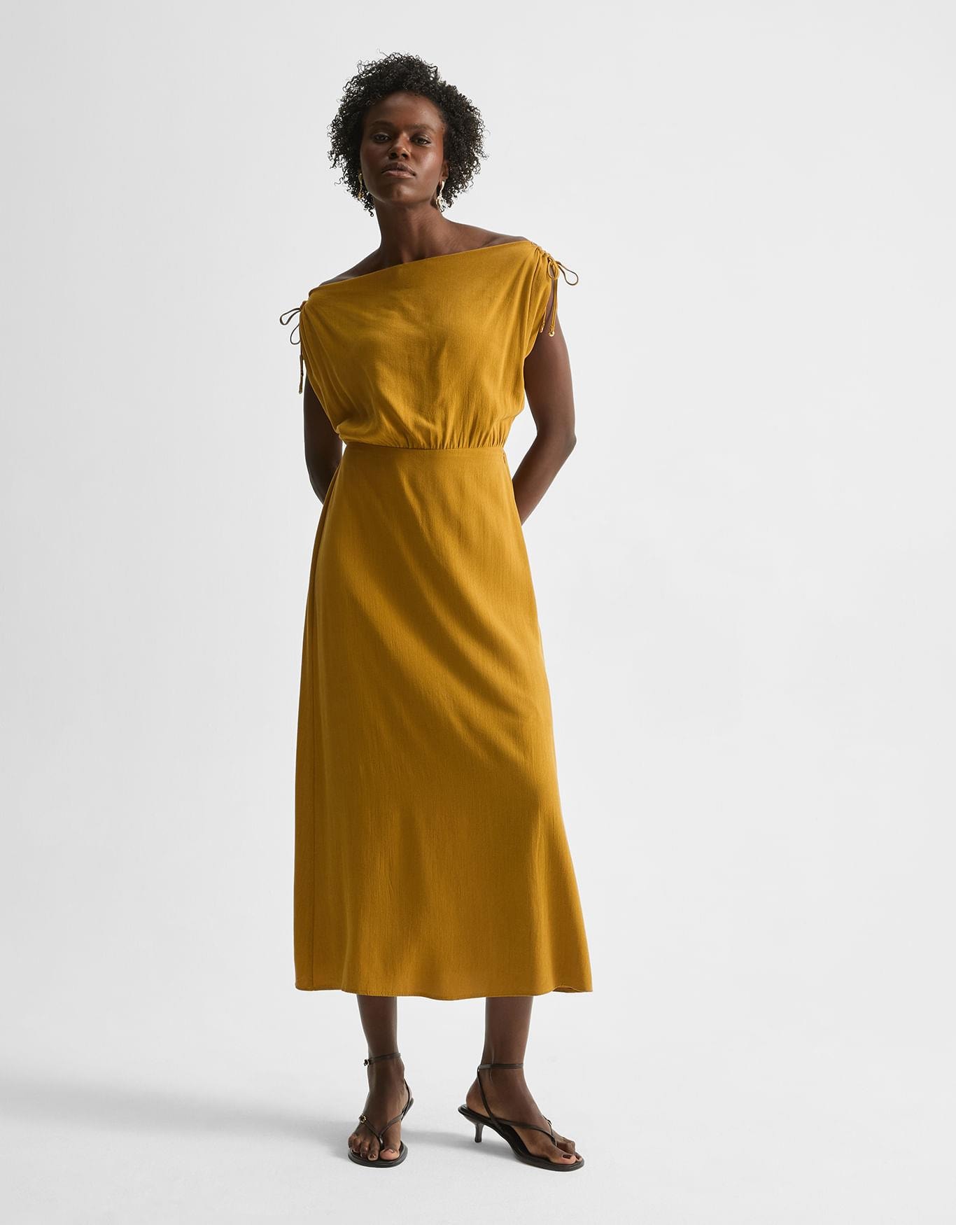 Vestido Midi Degagê Amarração