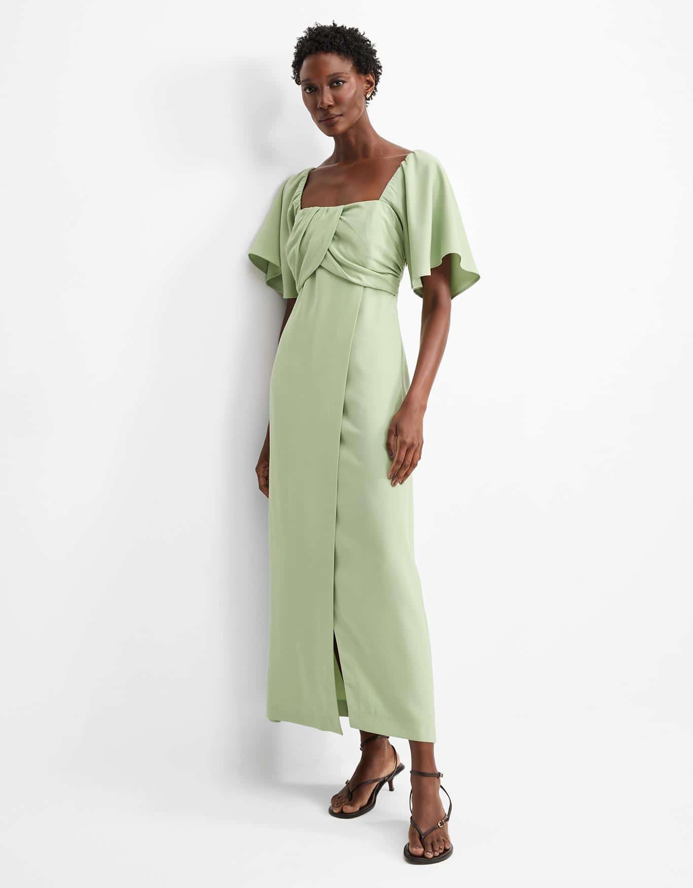 Vestido Midi Detalhe Busto