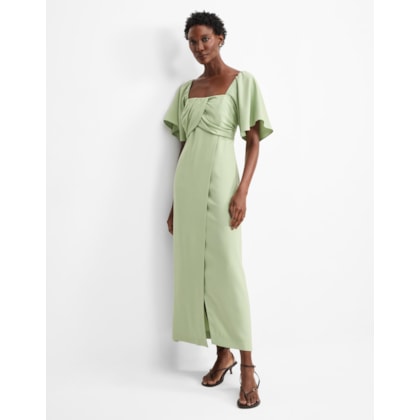 Vestido Midi Detalhe Busto