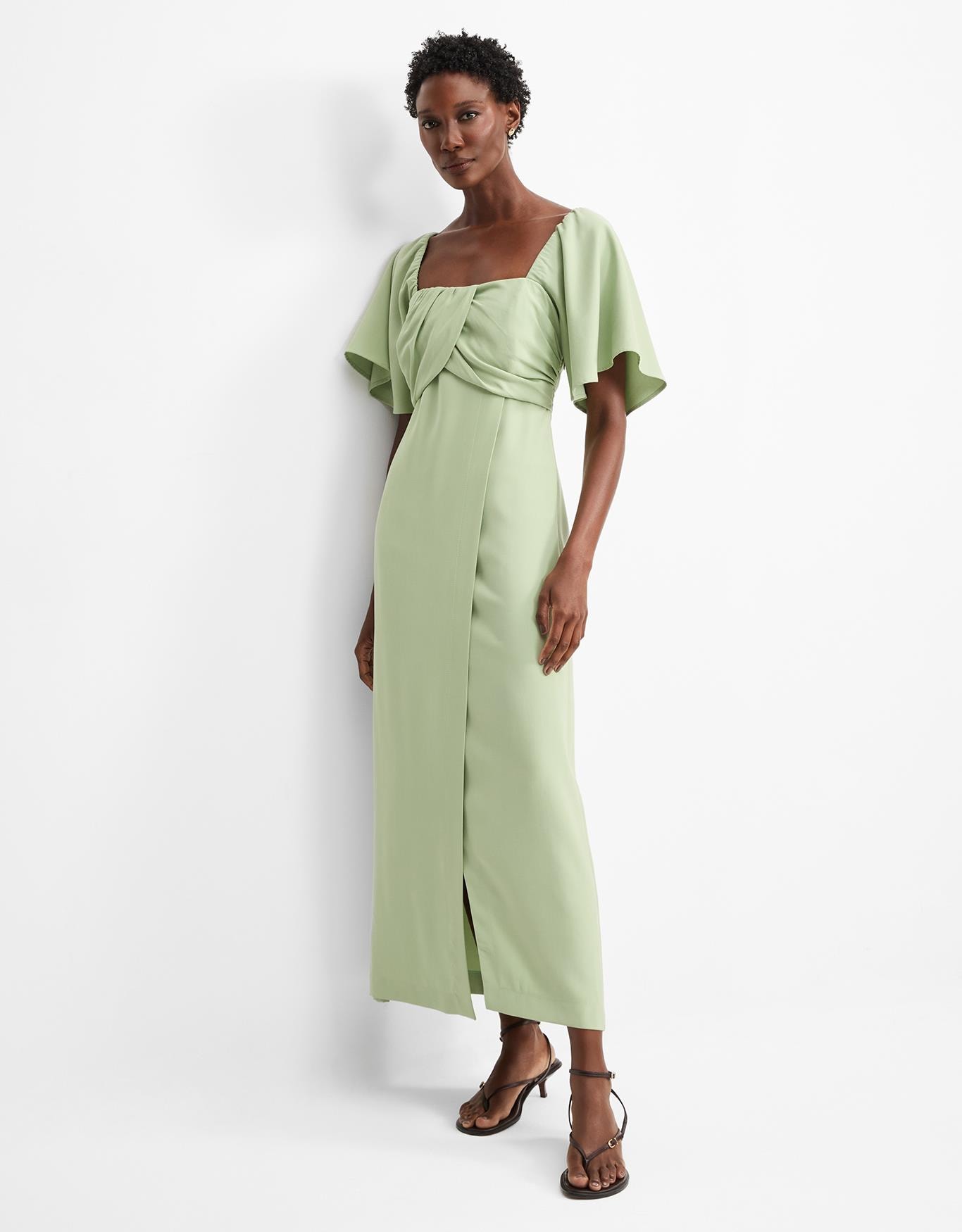 Vestido Midi Detalhe Busto