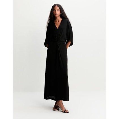 Vestido Midi Detalhe Torcido