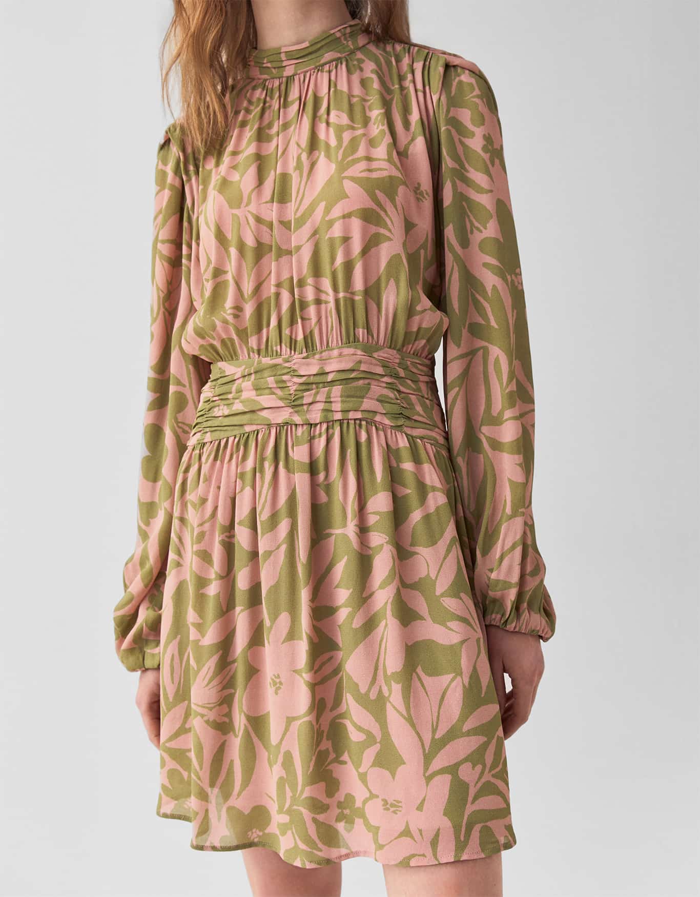 Vestido Midi Flor Uva