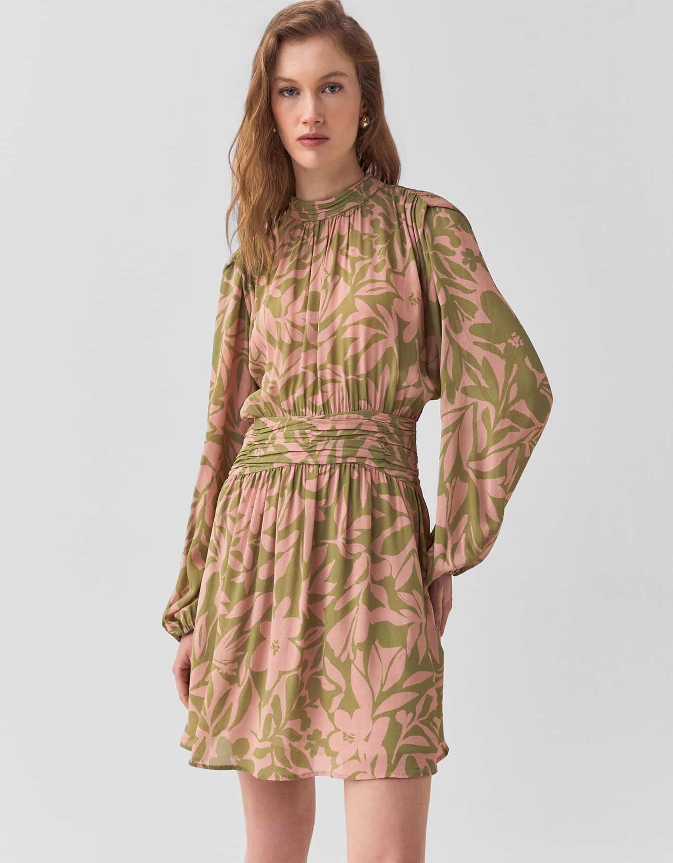 Vestido Midi Flor Uva