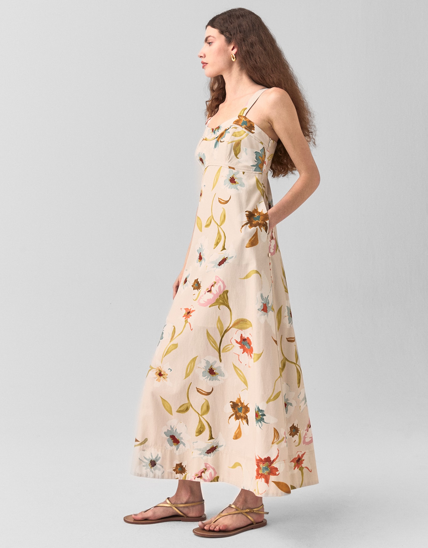 Vestido Midi Floral Respiro