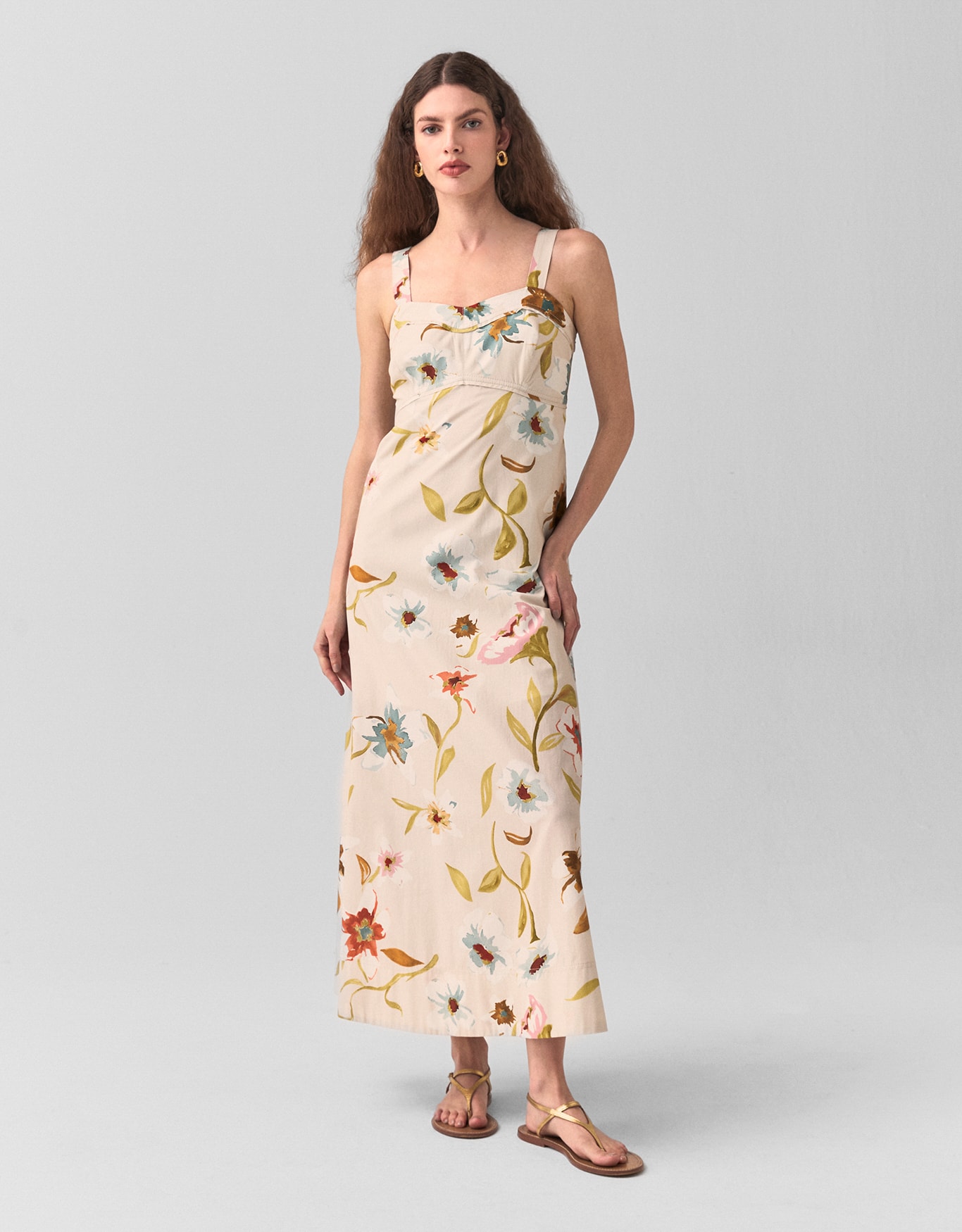 Vestido Midi Floral Respiro