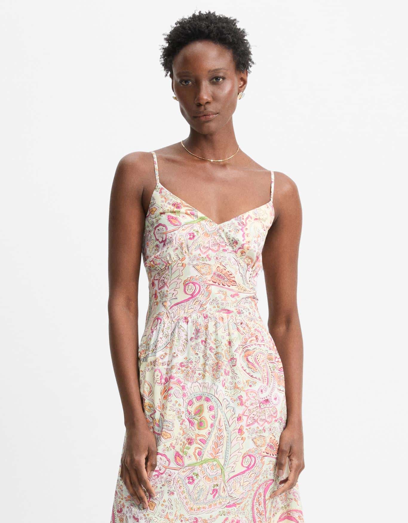 Vestido Midi Paisley Color