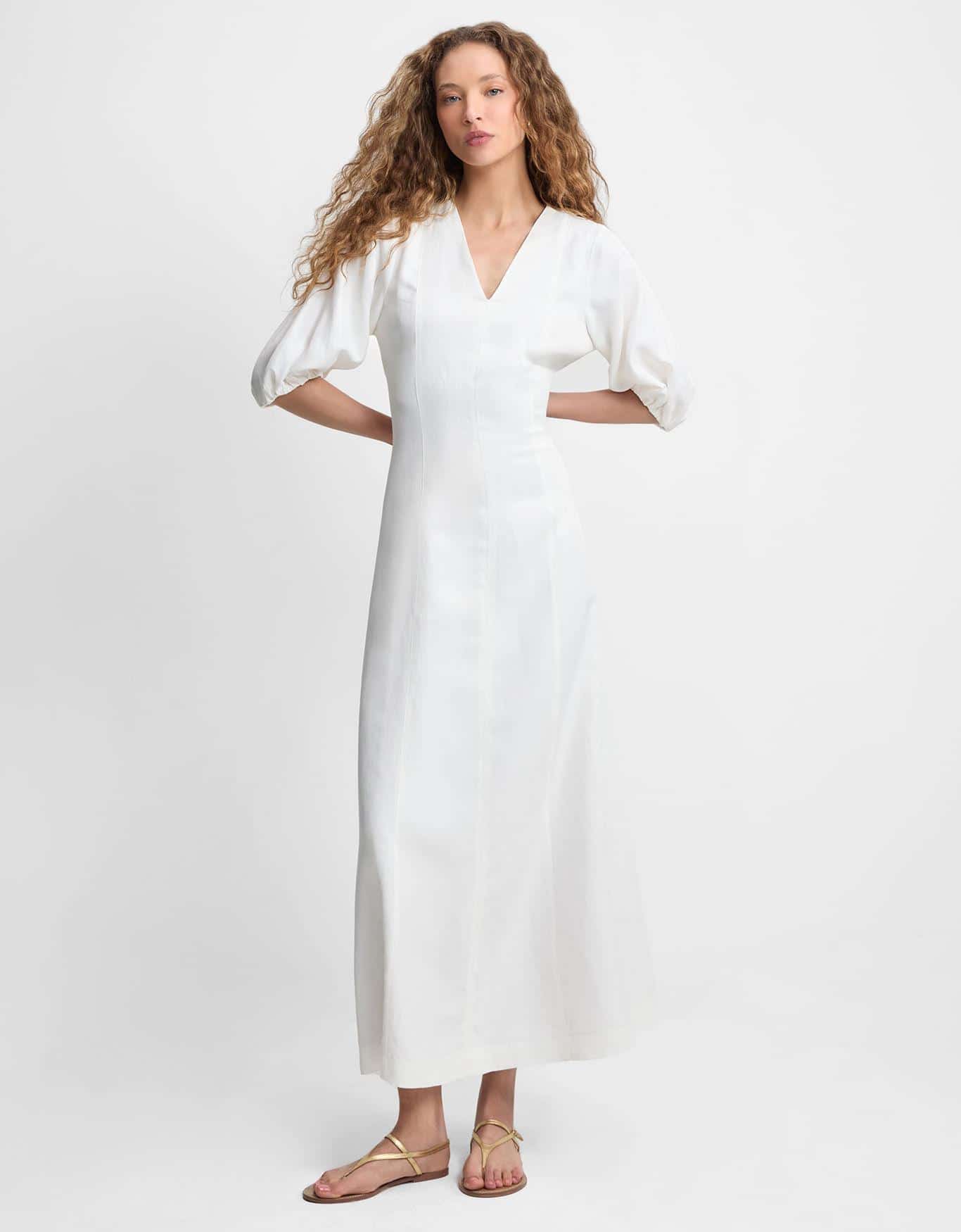 Vestido Midi Recortes