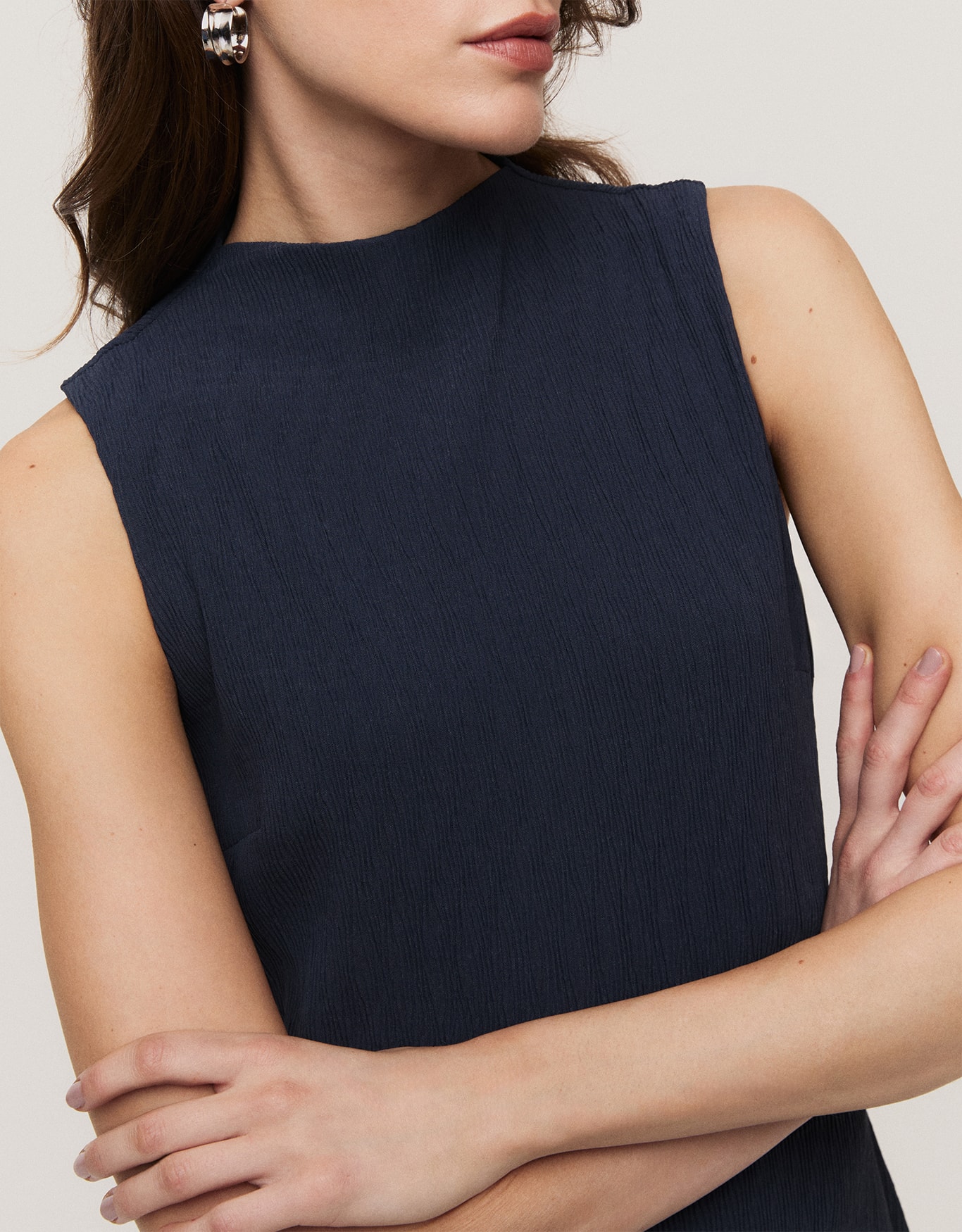 Vestido Midi Textura