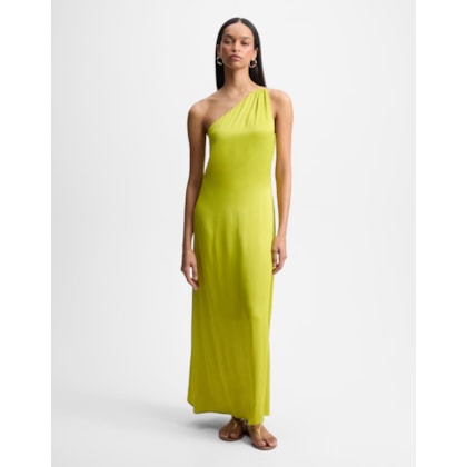 Vestido Midi Um Ombro Só