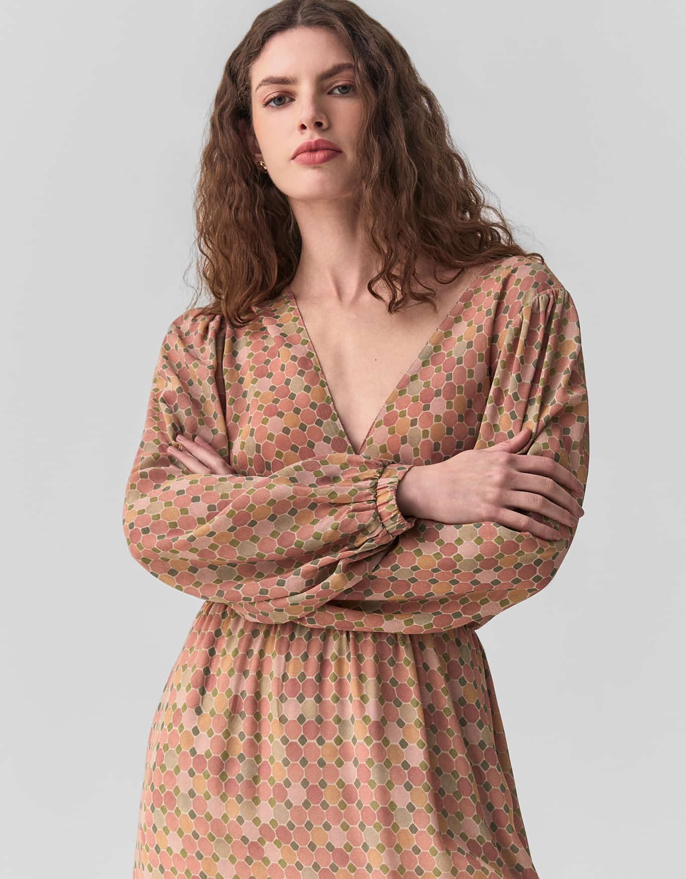 Vestido Midi Vitral