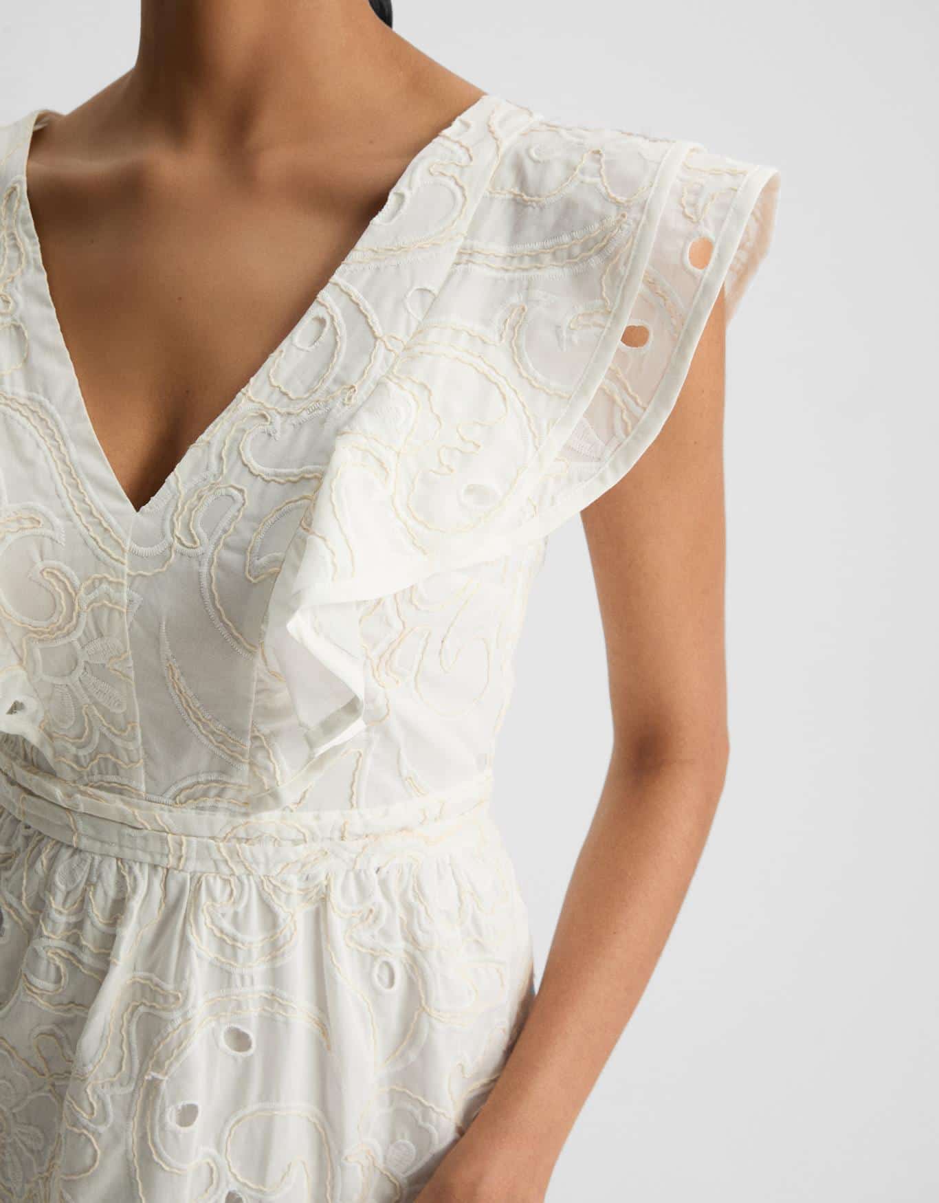 Vestido Paisley Bordado