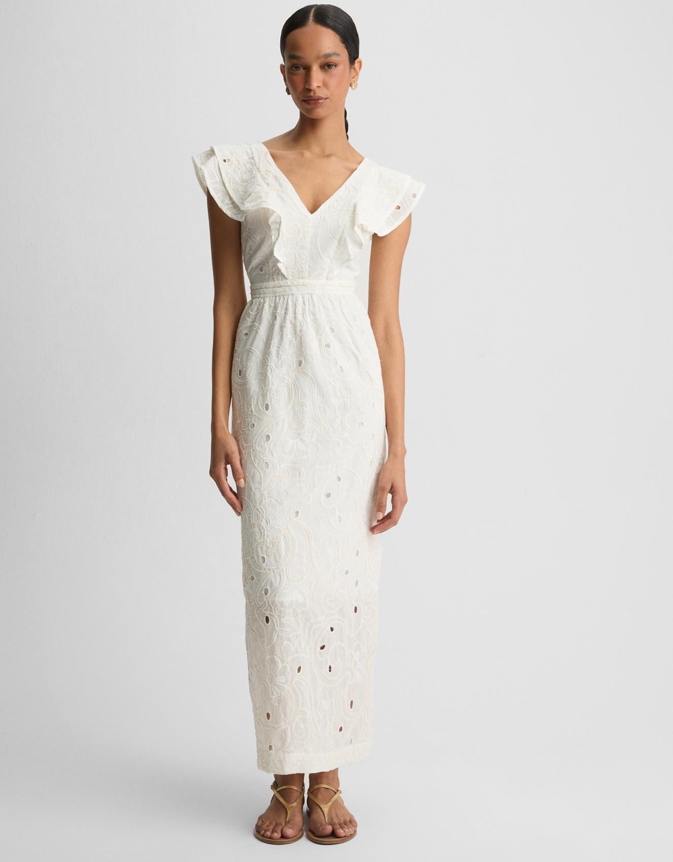 Vestido Paisley Bordado