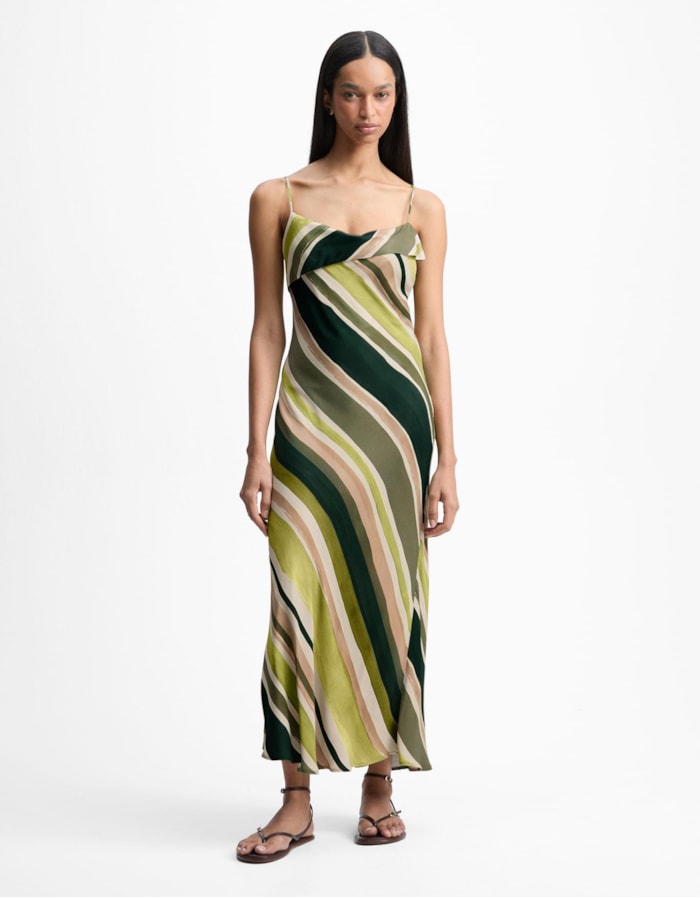 Vestido Pincelada Diagonal