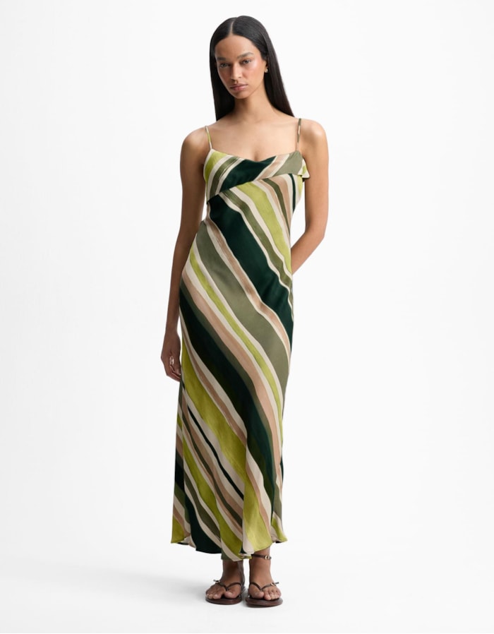 Vestido Pincelada Diagonal