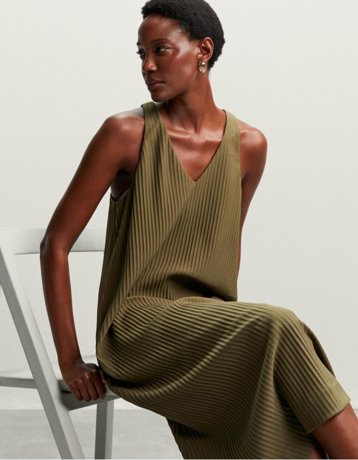 Vestido Plissado 360