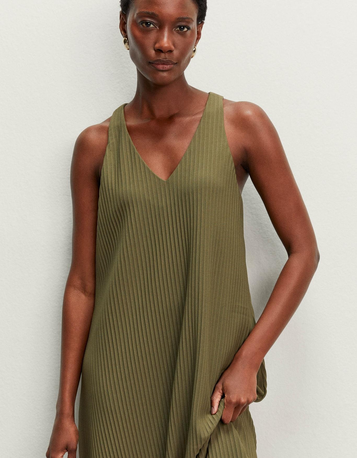 Vestido Plissado 360