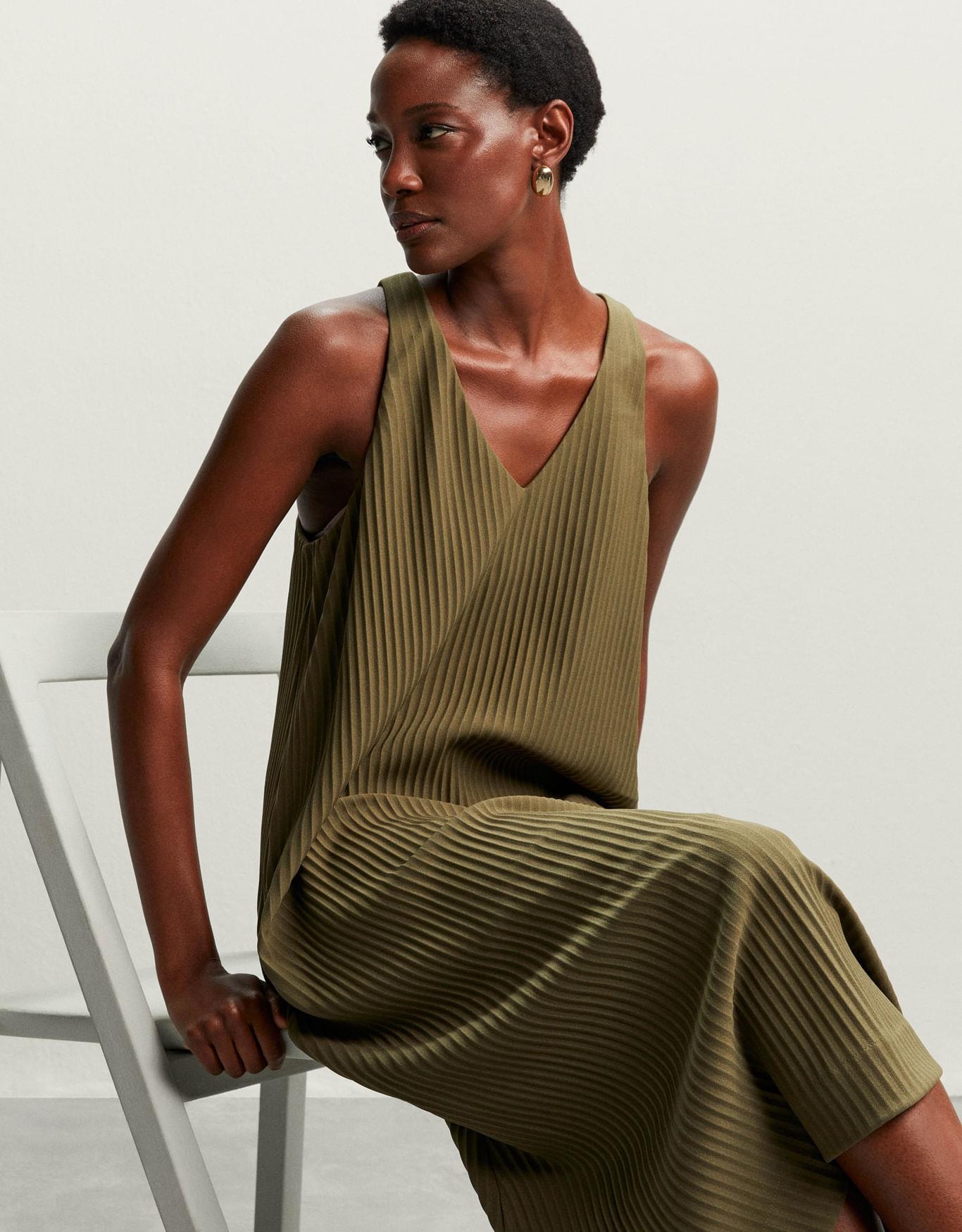 Vestido Plissado 360