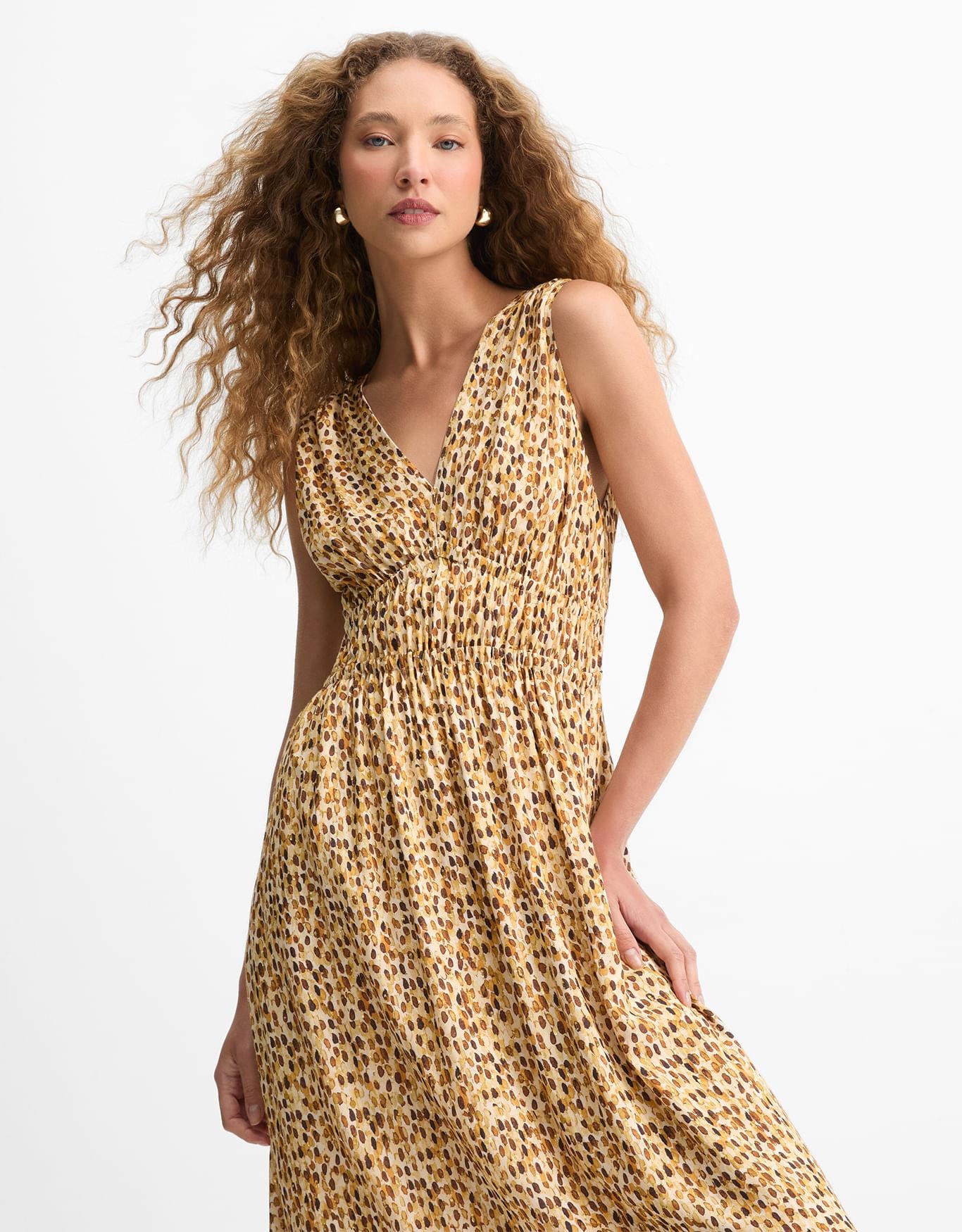 Vestido Poá Lurex