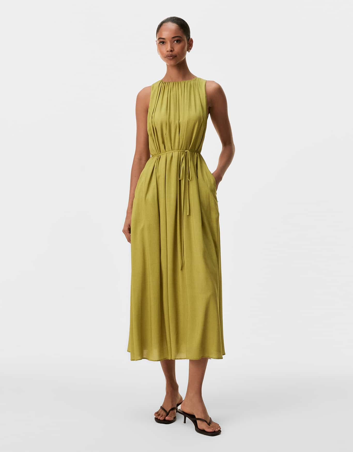 Vestido Reto Midi