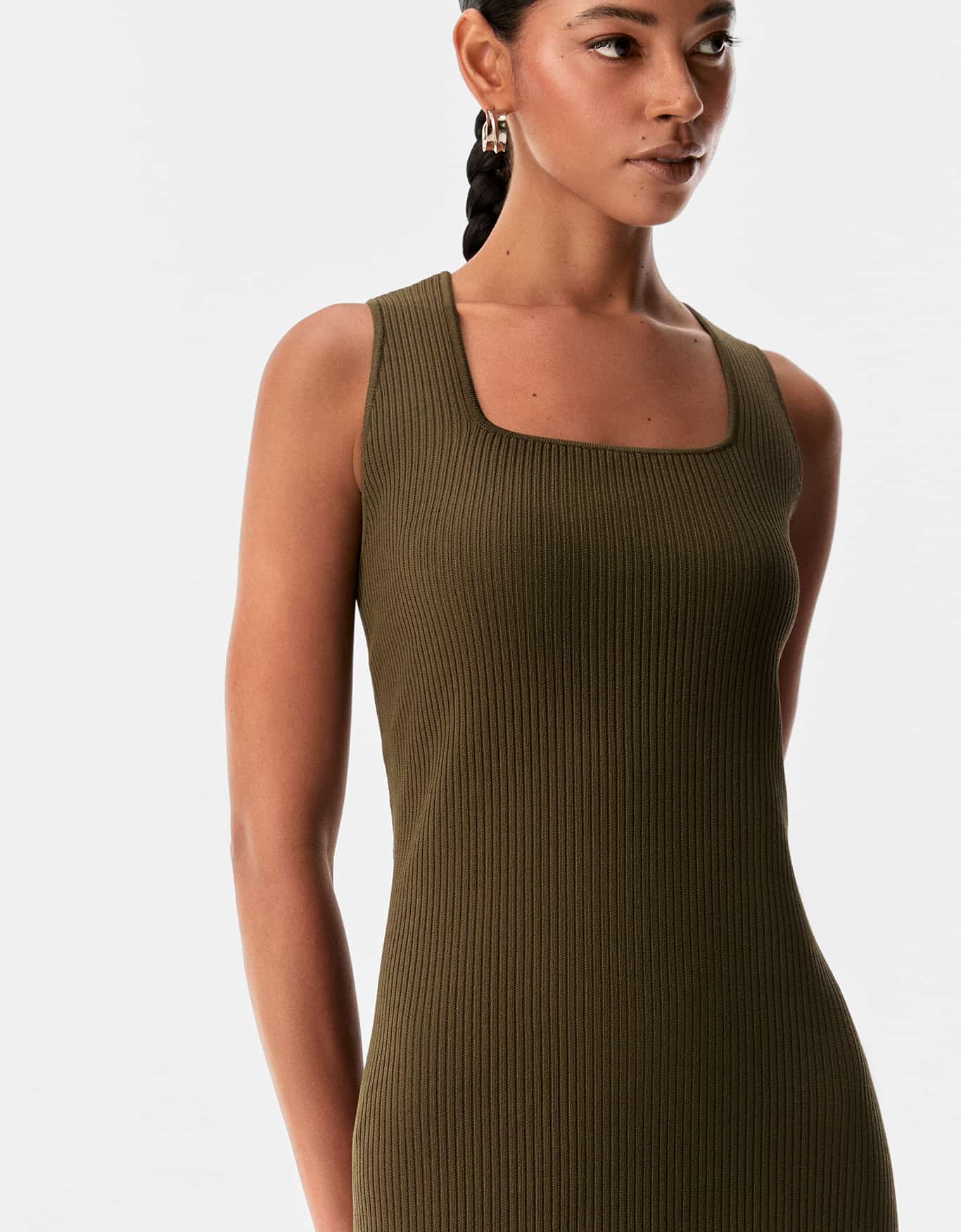 Vestido Tricot Canelado