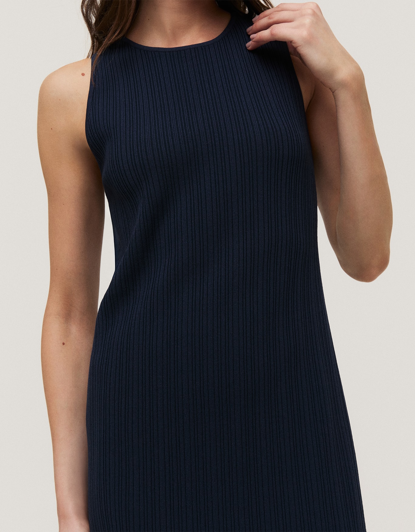 Vestido Tricot Canelado